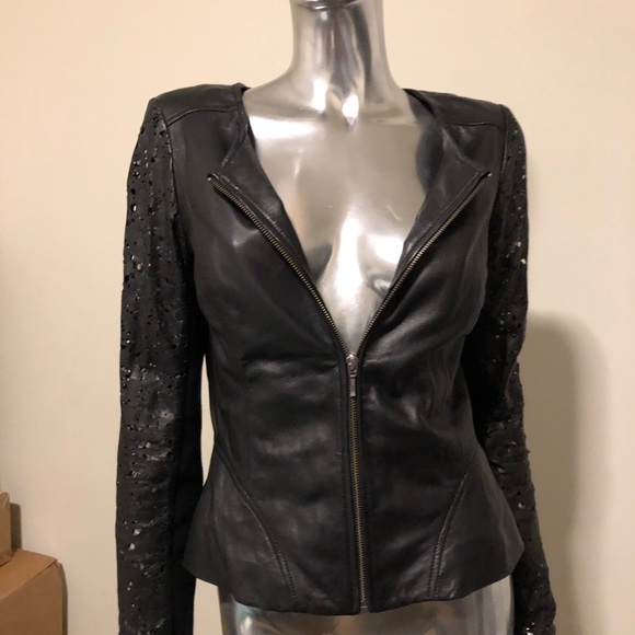 hinge Jackets & Coats Black Leather Jacket Poshmark